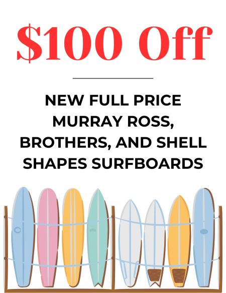 Outer Banks Boarding Company, Black Friday Sale: $100 Off Select Surfboards