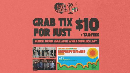 Live From OBX, Umphrey's McGhee & Moe.: $10 Tickets!! (Exclusive Offer)