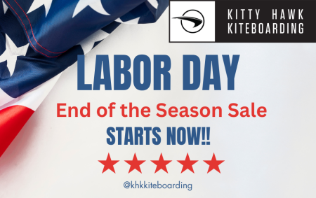 Kitty Hawk Kites, Labor Day Sale: Kiteboard, Wings, New & Used Gear