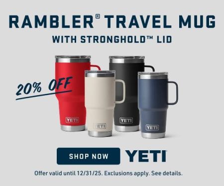OBX Bait & Tackle Corolla Outer Banks, 20% all 20oz & 30oz YETI Rambler Travel Mugs