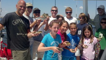 Crystal Dawn Head Boat Fishing and Evening Cruise, Morning Half Day Fishing Trip | Inlet & Sound