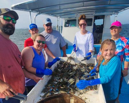 Risky Business Shrimping & Crabbing Charters, Catch Your Crab & Shrimp Dinner