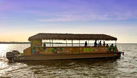 OBX Tiki Time, Tiki Boat Private Charters - Roanoke Island
