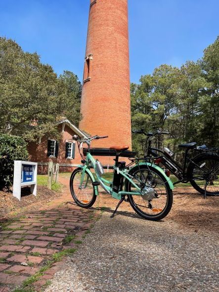 Carolina Shores Electric Bikes, Ride an Electric Bike to the Currituck Beach Lighthouse