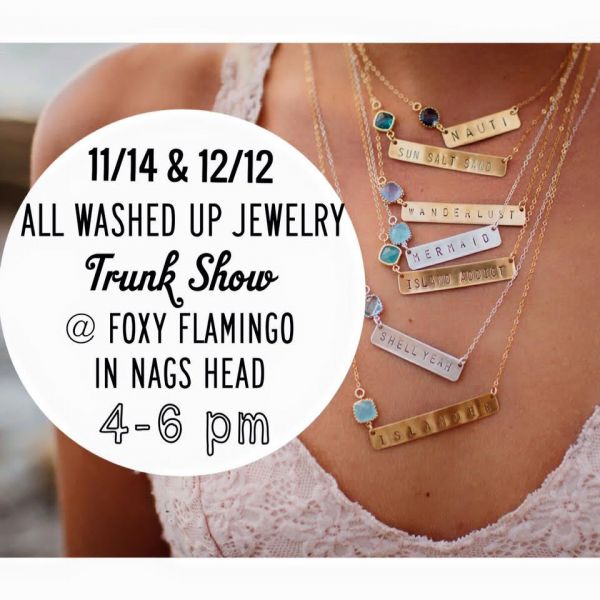 All Washed Up Trunk Show Foxy Flamingo Boutique Outer Banks Events