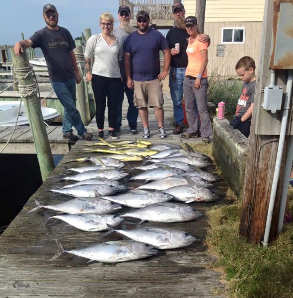 Outstanding blackfin tuna fishing Albatross Fleet Outer Banks