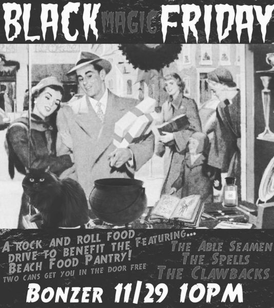 Rock And Roll Canned Food Drive Bonzer Shack Bar Grill Outer