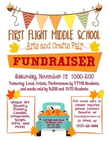 Arts and Crafts Fair | First Flight Middle School | Outer Banks Events