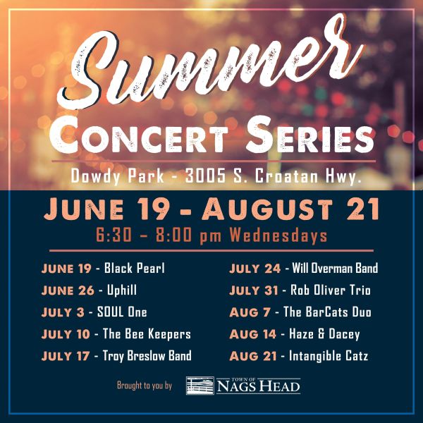 Summer Concert Series | Dowdy Park | Outer Banks Events