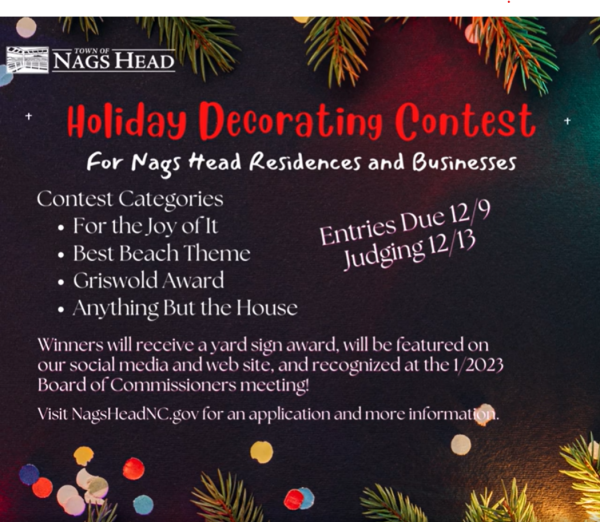 Holiday Decorating Contest | Town Of Nags Head | Outer Banks Events