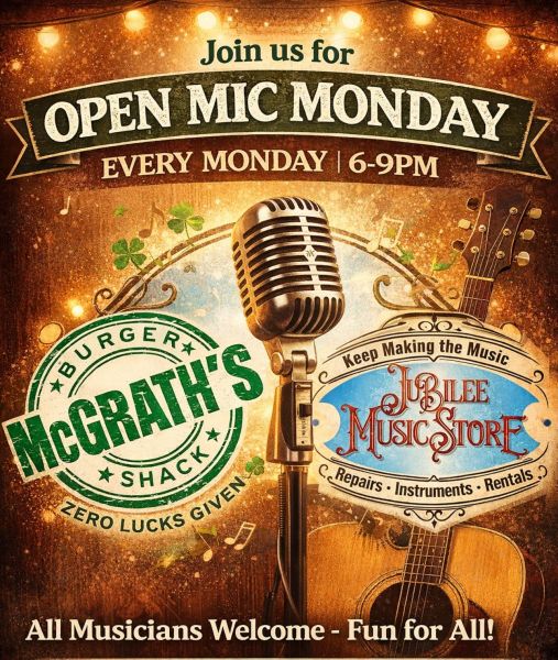 McGrath's Burger ShackOpen Mic Night