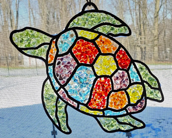 Absolutely Outer BanksWednesday Window Charm Resin Workshop