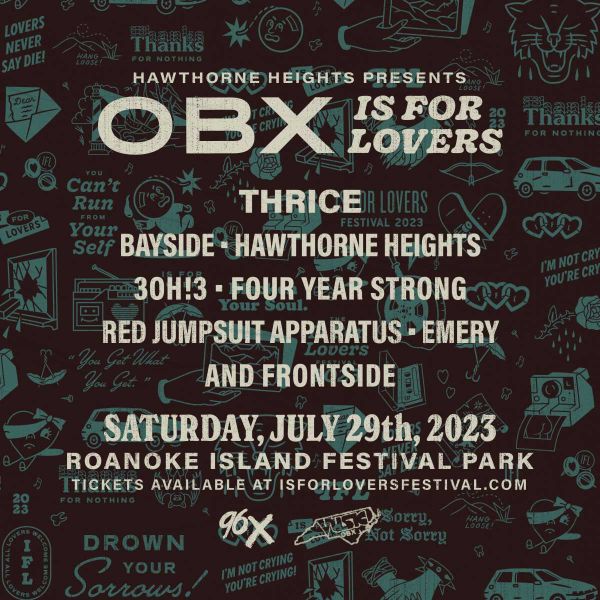 2 Free Tickets OBX Is for Lovers Emo Festival VusicOBX Outer Banks, NC