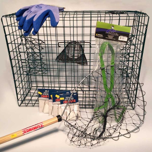 Crabbing Throw Line Kit With Crab Tongs And One Size Fits Al